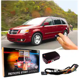 MPC - OEM Remote Activated Remote Start For 2008-2010 Dodge Grand Caravan - Prewired - Black