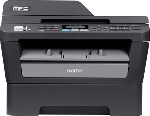  Brother - Network-Ready Black-and-White All-in-One Laser Printer