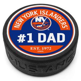 Mustang Drinkware - New York Islanders #1 Dad Puck - Multicolor