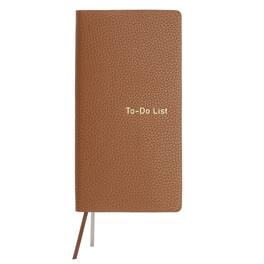 Unique Bargains - Leather To Do List Notepads 160 Pages 6.5x3.2 Inch Daily Planner Notebook for Business Personal Schedule - Brown