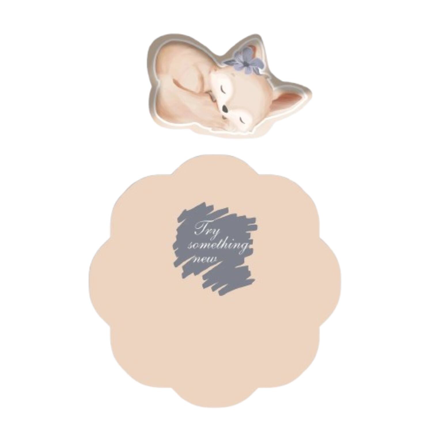 Stock Preferred - Ergonomic 3D Wrist Rest & Rollable Mouse Pad Set – Animal Design - Brown