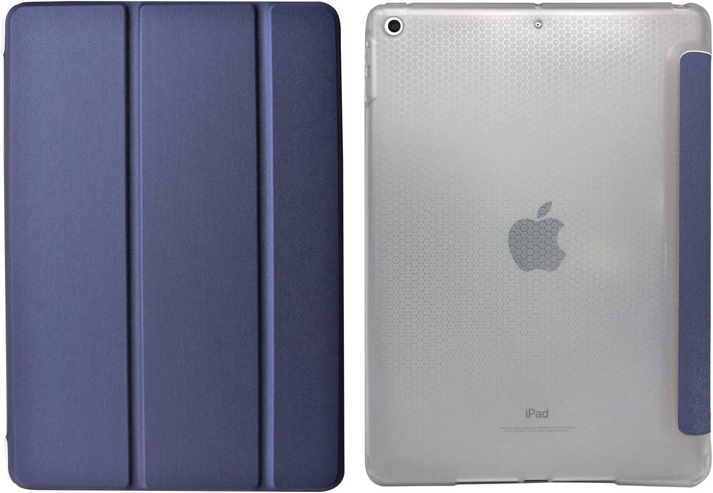 Alt View 2. DuraSafe Cases - iPad Air 3 10.5" 2019 & iPad Pro 10.5" 2017 Flexible TPU-Back Cover with Auto Sleep/Wake A1701 A1709 A1852 A2152 A2123 - Navy Blue.