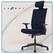 Front. La-Z-Boy - Ergonomic Executive Mesh Office Chair with Adjustable Headrest and Lumbar Support - Navy.