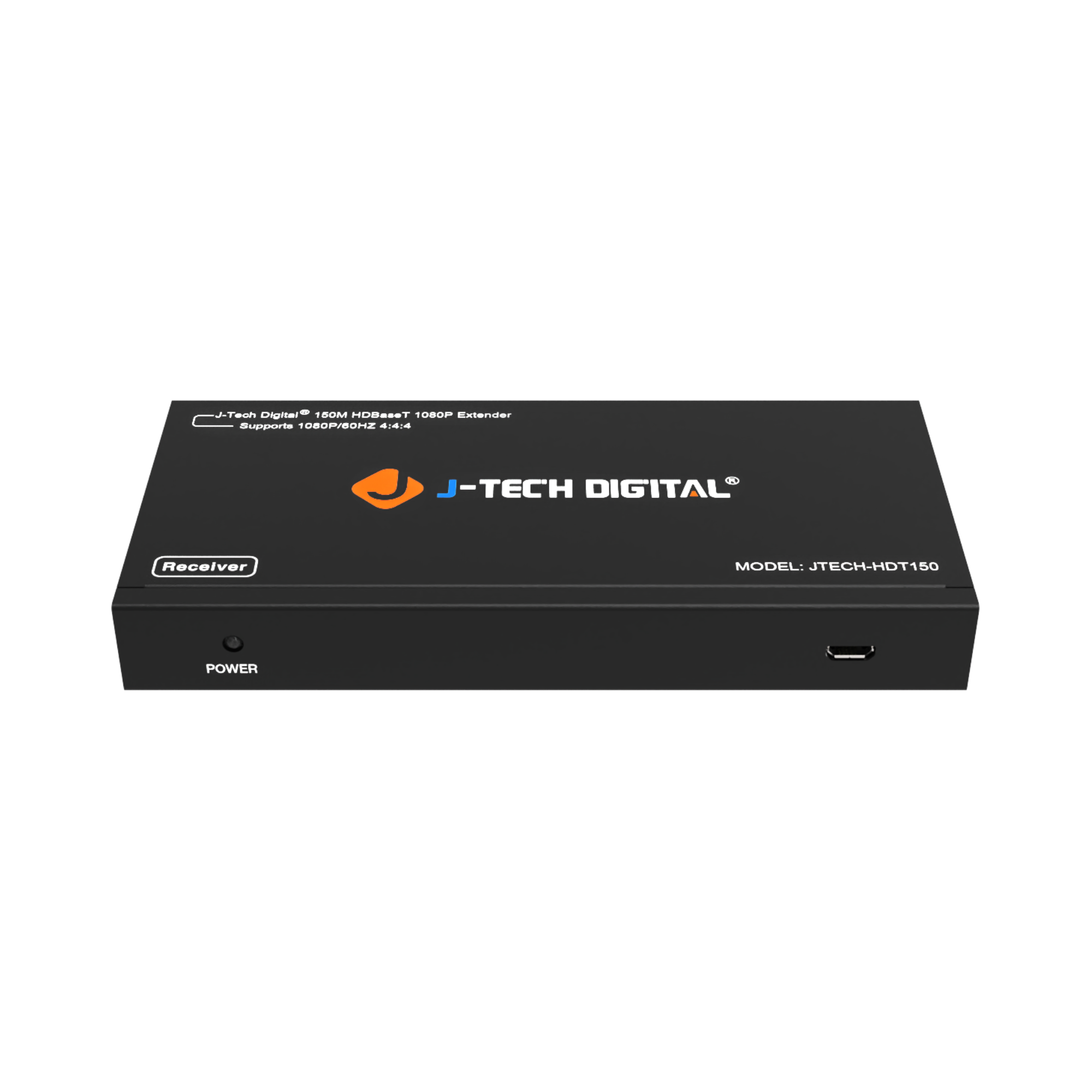 J-Tech Digital 150M HDBaseT 1080P Extender Supports 1080P/60Hz 4:4:4 J-TECH DIGITAL Receiver MODEL: JTECH-HDT150 POWER