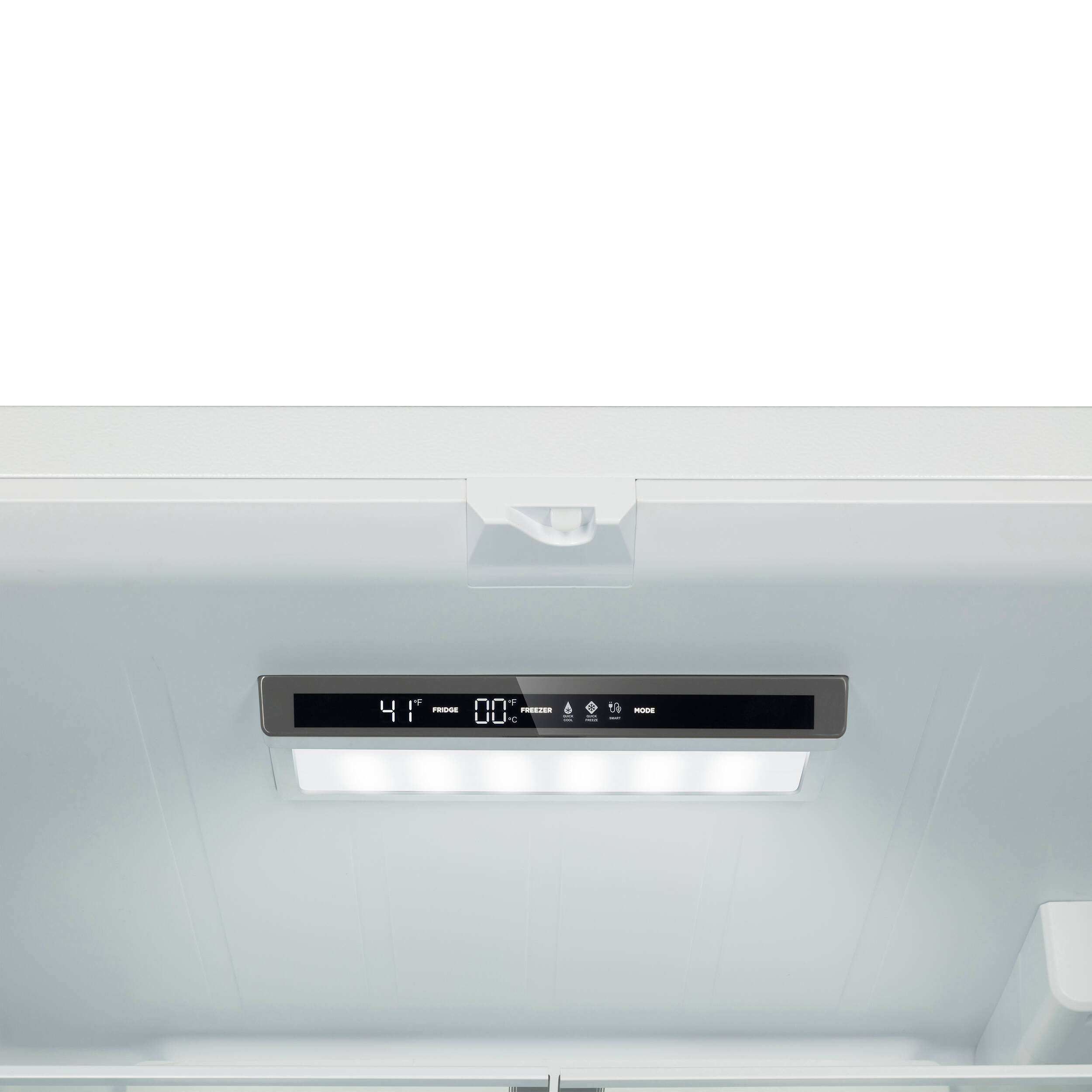 Alt View 6. Forno Appliances - Rivello 27.4 Cu. Ft. French Door Refrigerator with Internal Water Dispenser - White.