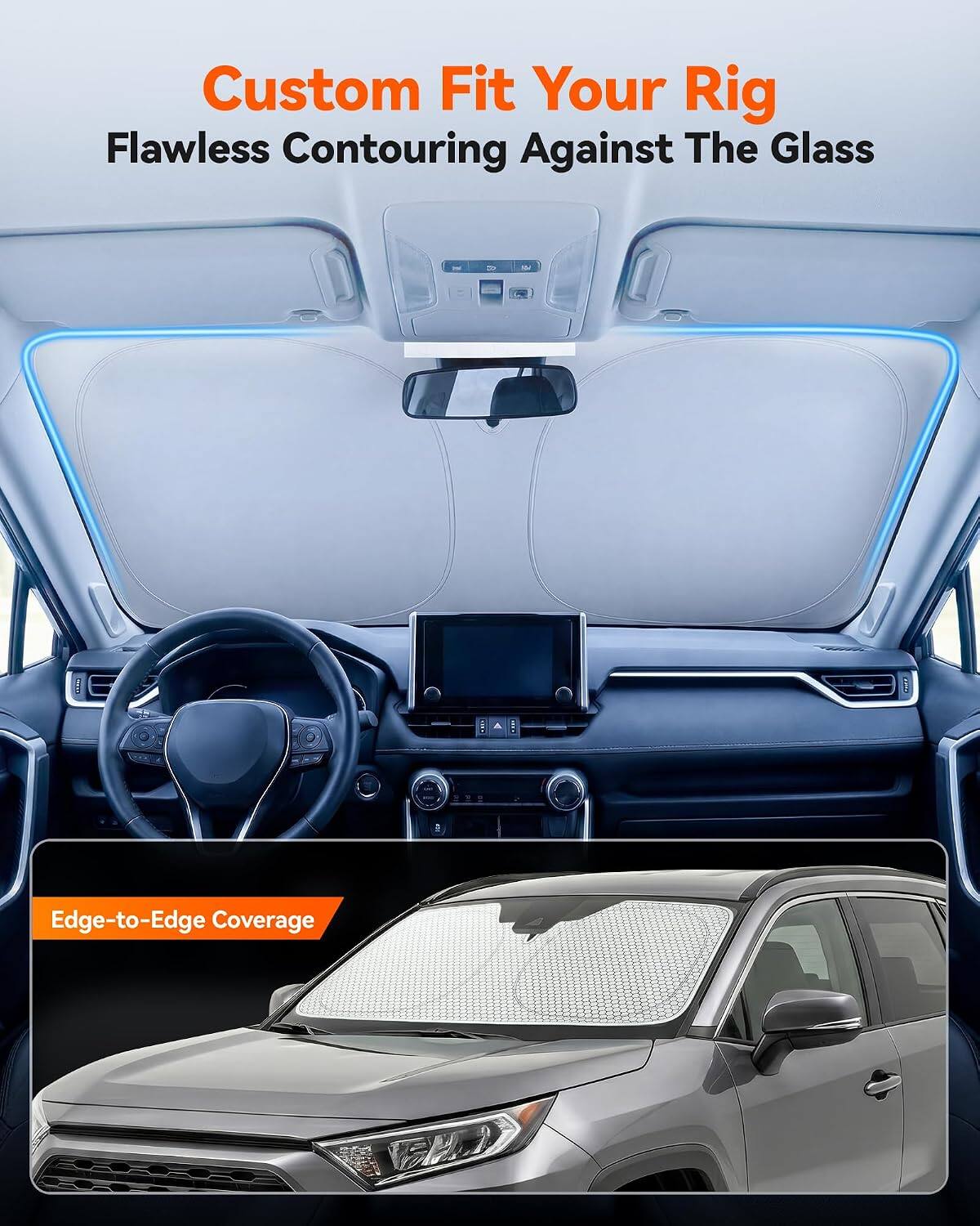 Custom Fit Your Rig  
Flawless Contouring Against The Glass  
Edge-to-Edge Coverage