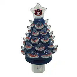 Santa's Workshop - Auburn Tigers 6.5" Tree Night Lite - Blue
