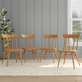 Plank+Beam - Two 2-Packs of the Windsor Dining Chair - Pecan