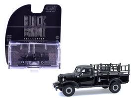 1946 Dodge Power Wagon Fire Truck Black "Black Bandit" Series 30 1/64 Diecast Model Car by Greenlight