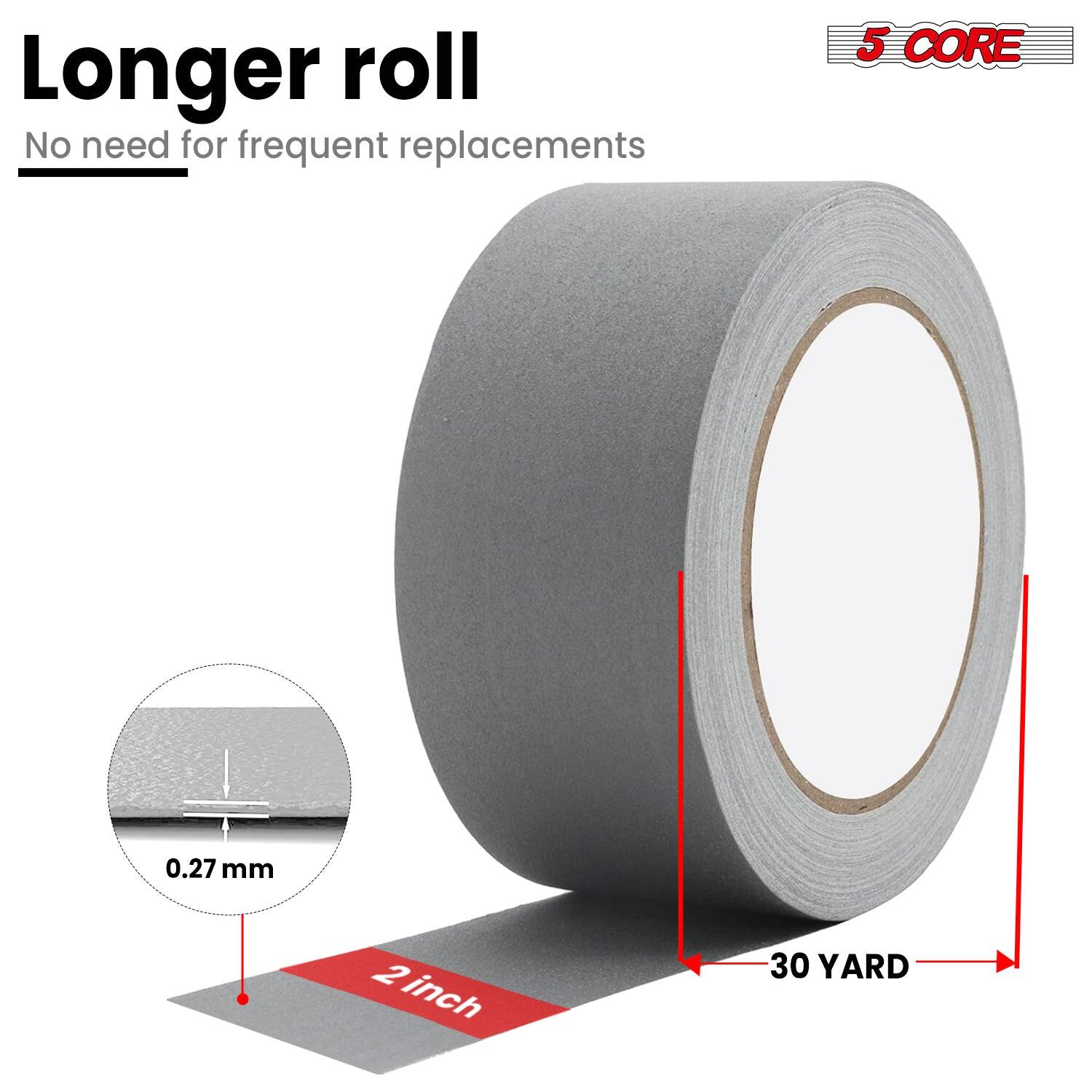 Longer roll  
No need for frequent replacements  

5 CORE  

0.27 mm  
2 inch  
30 YARD