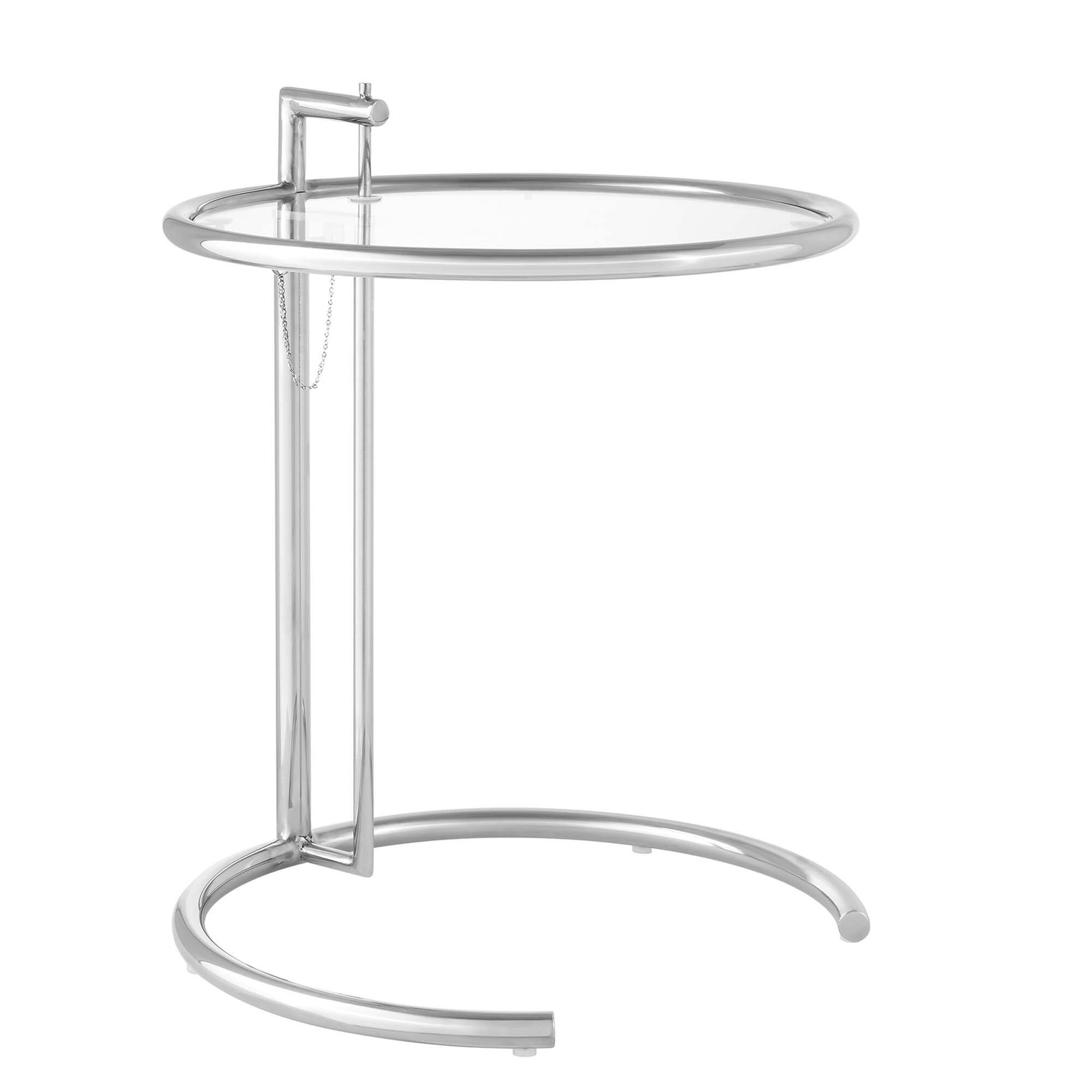 Angle. Modway - Eileen Gray Metal Side Table by Modway - Silver.