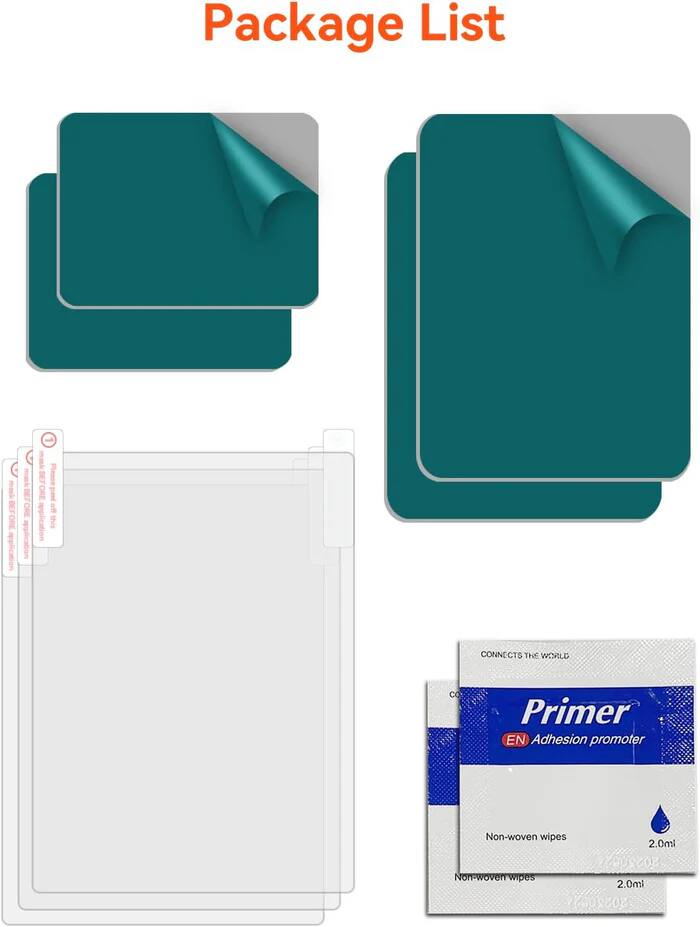 Package List

- C E 1
- manic
- Please
- ORE
- I & I
- CONNECTS THE WORLD
- Primer EN Adhesion promoter
- Non-woven wipes
- Non-woven Wipes
- 2.0ml
- 2023002
- 2.0ml
