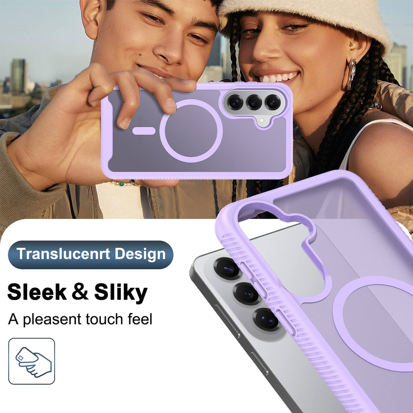 Translucent Design  
Sleek & Silky  
A pleasant touch feel