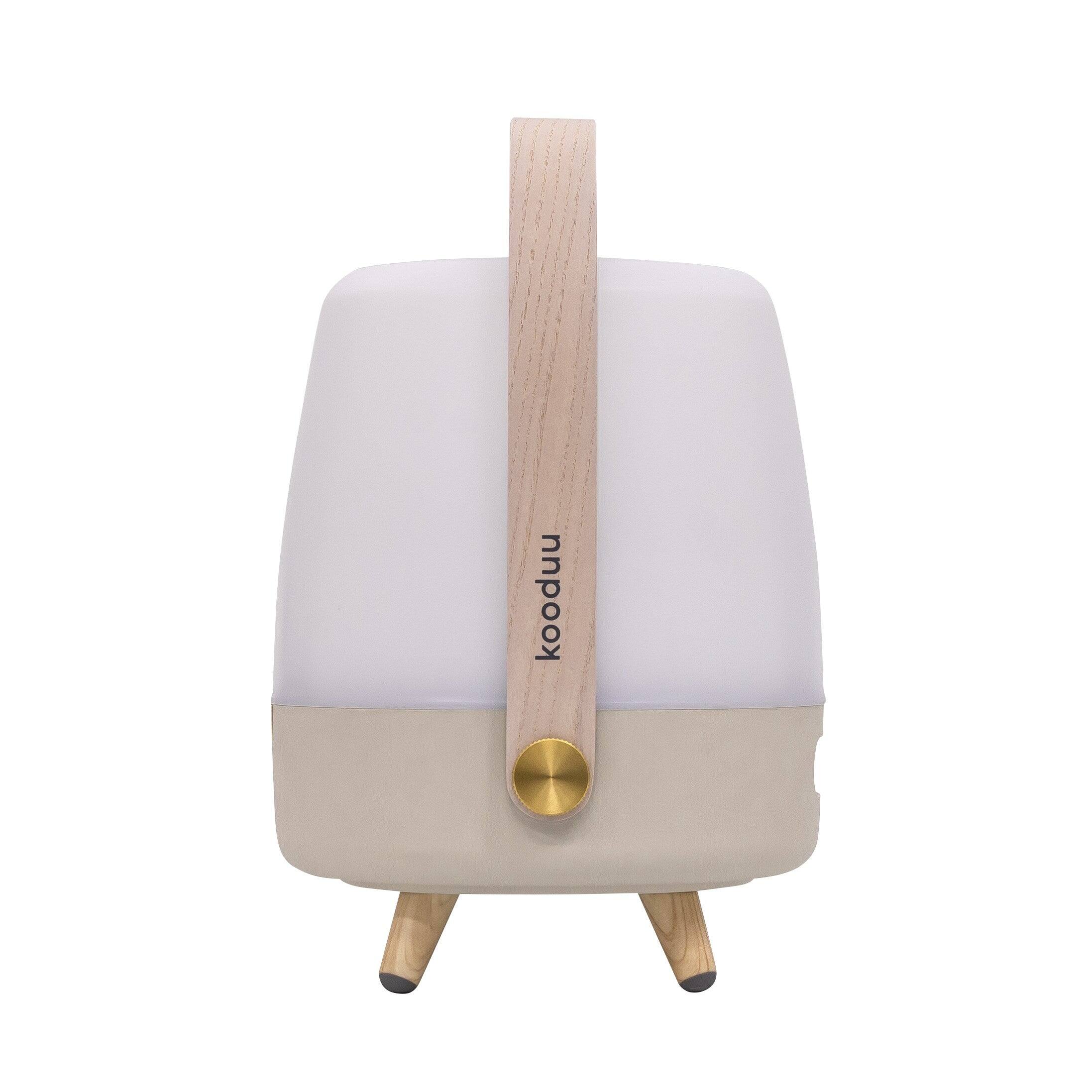 Alt View 4. Kooduu - Lite Up Play Mini- Sand Lamp, Cordless rechargeable indoor/outdoor speaker Lamp, Sound by JBL.