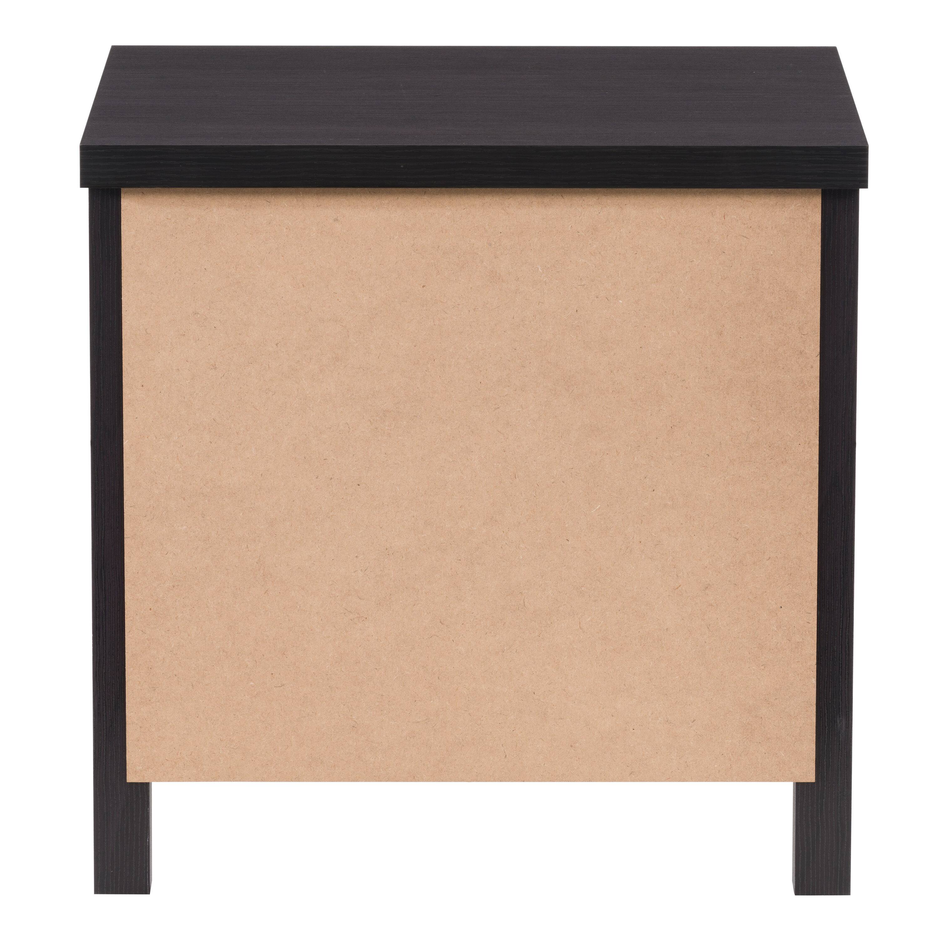 Alt View 12. CorLiving - Boston 2-Drawer Night Stand - Brown.
