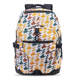 J World - Boys and Girls Atom 18.5" Multi-Compartment Laptop Backpack for School and Travel - VIVID TWEED