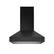Left. Thor Kitchen - 36 Inch Professional Wall Mount Pyramid Range Hood - Matte Black.