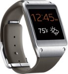 Angle Standard. Samsung - Galaxy Gear Smart Watch for Select Samsung Galaxy Mobile Phones - Mocha Gray.