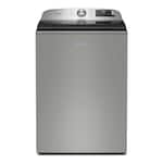 Maytag - 5.3 Cu. Ft. Pet Pro Top Load Impeller Washer with Extra Power and Sanitize Cycle with Oxi - Classic Silver