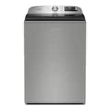 Maytag - 5.3 Cu. Ft. Pet Pro Top Load Impeller Washer with Extra Power and Sanitize Cycle with Oxi - Classic Silver