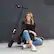 Alt View 5. HiBoy - Hiboy S3 Electric Scooter with 8.5" Pneumatic & Solid Tires – 17-Mile Max Range, 19 MPH, 350W Motor, Foldable for Adults - Black.