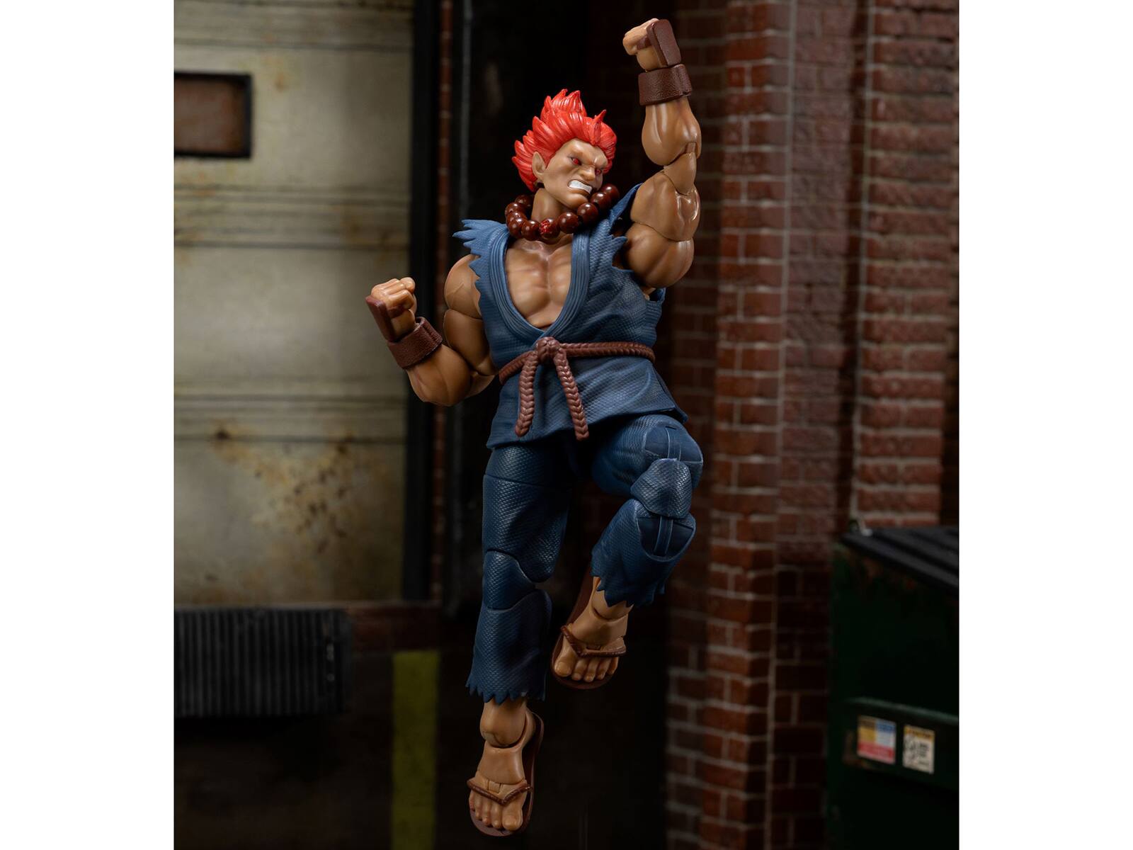 Alt View 5. Jada - Akuma 6" Moveable Figure with Accessories and "Ultra Street Fighter II: The Final Challengers" (2017) Video Game by Jada.