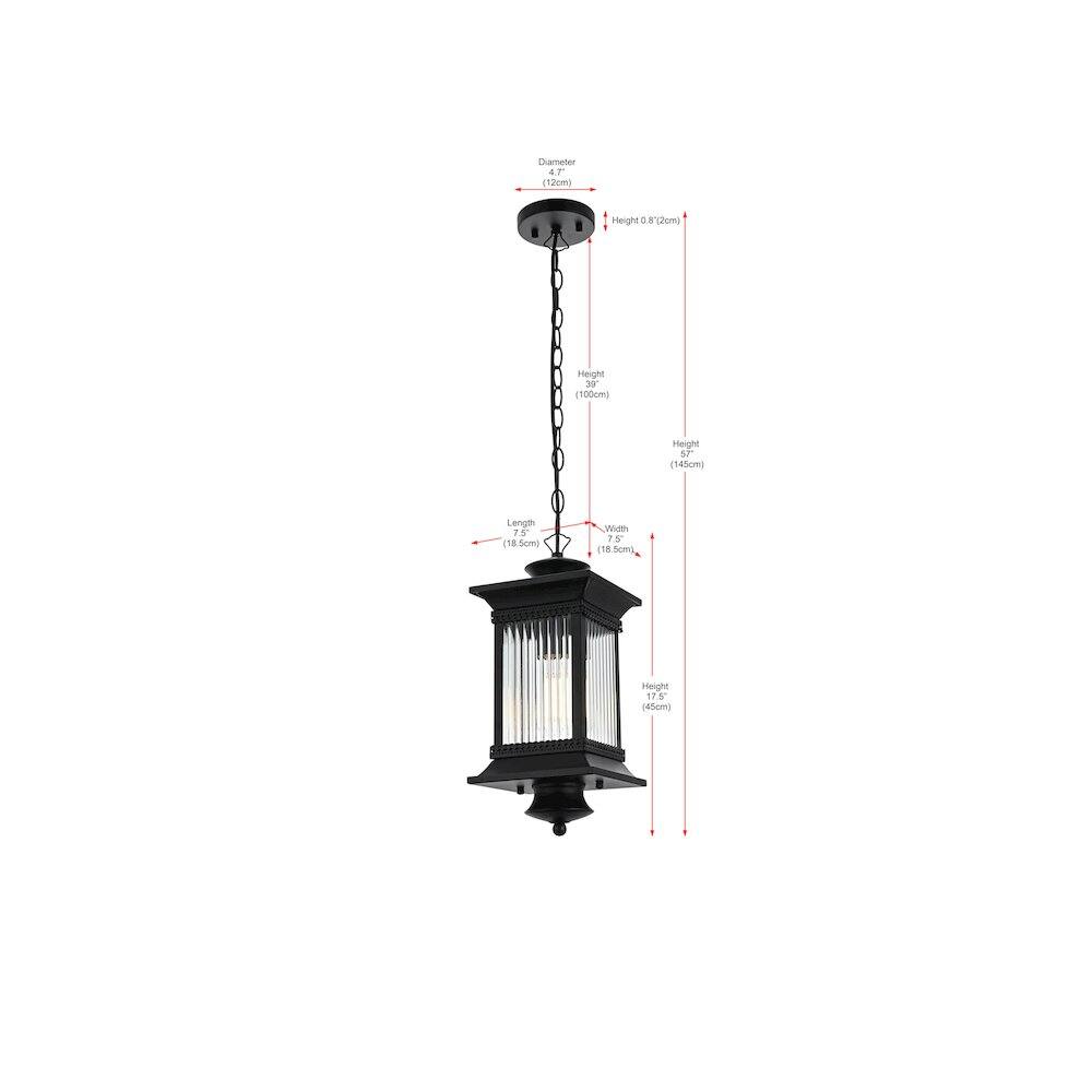 - Diameter: 12cm
- Height: 0.8ft (24cm)
- Height: 39" (100cm)
- Width: 7.5" (18.5cm)
- Length: 7.5" (18.5cm)
- Height: 5" (12.5cm)