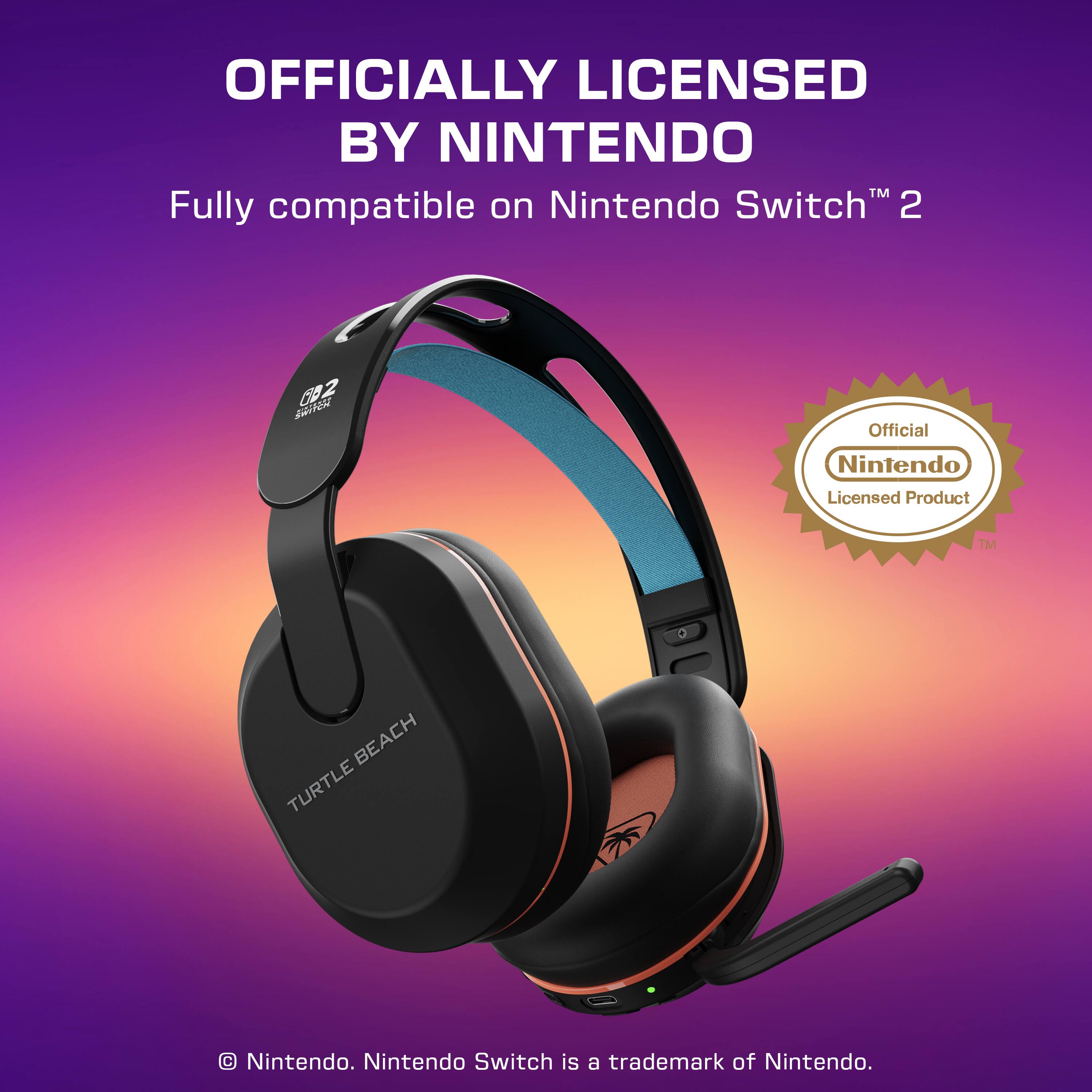 OFFICIALLY LICENSED BY NINTENDO  
Fully compatible on Nintendo Switch™ 2  
Official Nintendo Licensed Product™  
BEACH TURTLE  
Nintendo. Nintendo Switch is a trademark of Nintendo.