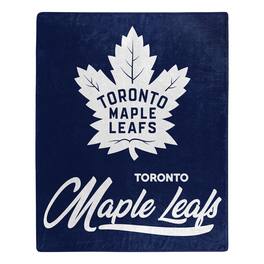 Northwest - Toronto Maple Leafs 50" x 60" Signature Raschel Plush Throw Blanket - Multicolor