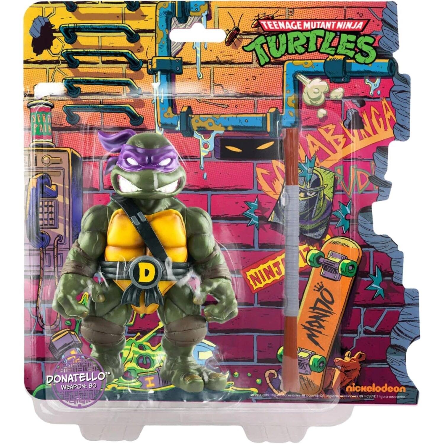 SPRAY PAINT 11 TEENAGE MUTANT NINJA TURTLES ABPAICA M ND DONATELLO" WEAPON: BO D H NINJ OLNOW EV nickelodeon REULERS I IN NOLIME guna
