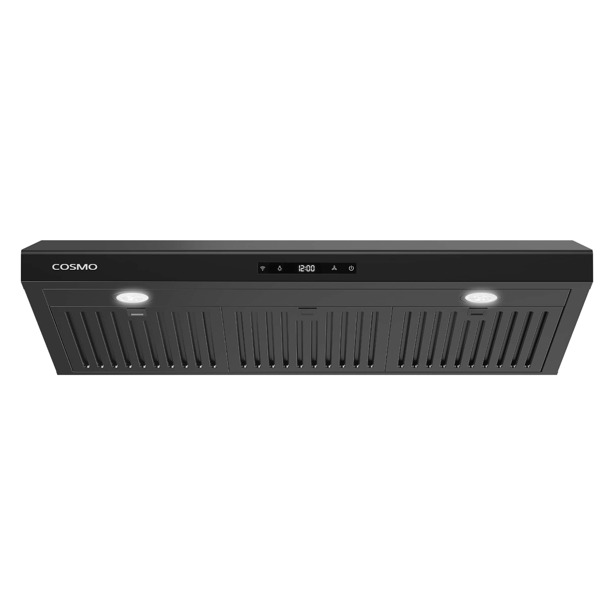 COSMO - 36 inches - Convertible - Under cabinet Range Hood - Matte Black