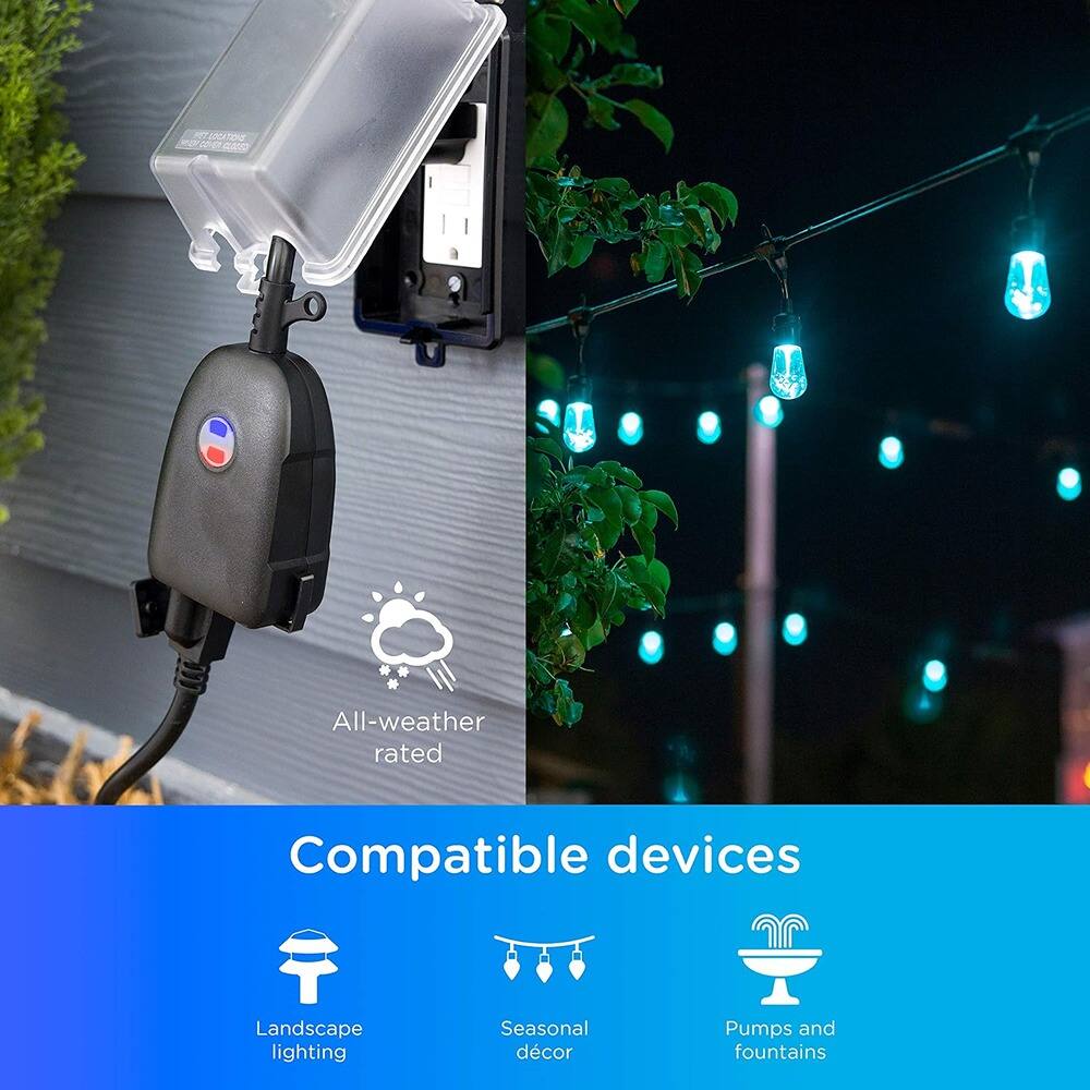 ETO C02  
All-weather rated  
Compatible devices  
Landscape lighting  
Seasonal décor  
Pumps and fountains
