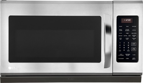  LG - 2.0 Cu. Ft. Over-the-Range Microwave - Stainless Steel