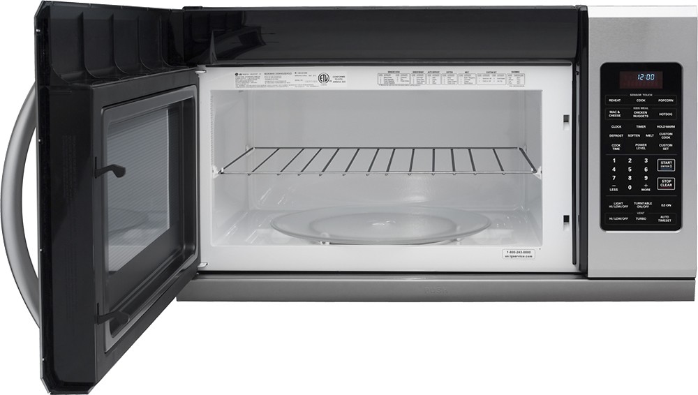 LG 2.0 Cu. Ft. OvertheRange Microwave Stainless Steel LMH2016ST Best Buy