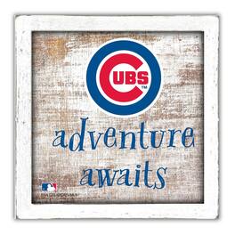 Fan Creations - Chicago Cubs 14'' x 13'' Adventure Awaits Money Box - Multicolor