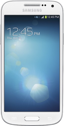  Samsung - Galaxy S 4 Mini Cell Phone - White (Sprint)