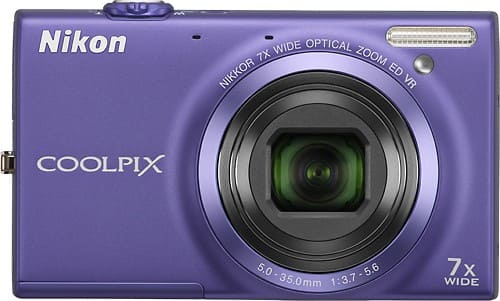 Best Buy: Nikon Coolpix S6100 16.0-Megapixel Digital Camera Violet