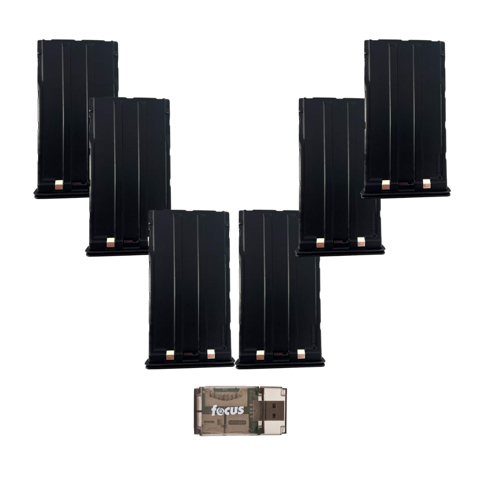 Browning Trail Cameras - Rechargeable Battery Power Pack (6-Pack) Bundle