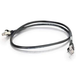C2G - 757120286912 5-feet CAT5e Ethernet Network Patch Cable - Snagless Shielded (STP) - RJ-45 Male to RJ-45 Male - Black