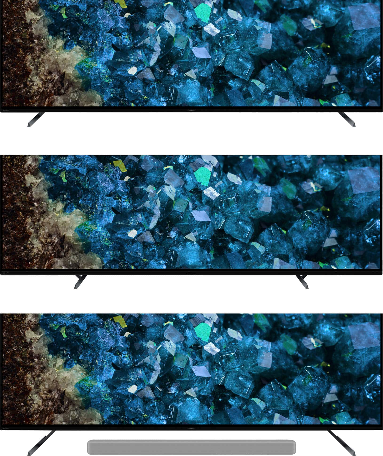 Alt View 24. Sony - 55" Class BRAVIA XR A80L OLED 4K UHD Smart Google TV (2023) - Black.