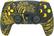 Front. Custom Controllerzz - Custom Wireless Controller for PS5 - Golden Waves & Gold Chrome Inserts.