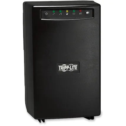 Front. Tripp Lite - Eaton Tripp Lite Series SmartPro 120V 1.5kVA 980W Line-Interactive UPS, Tower, USB, DB9, 6 Outlets - Tower - 4 Hour - Black.