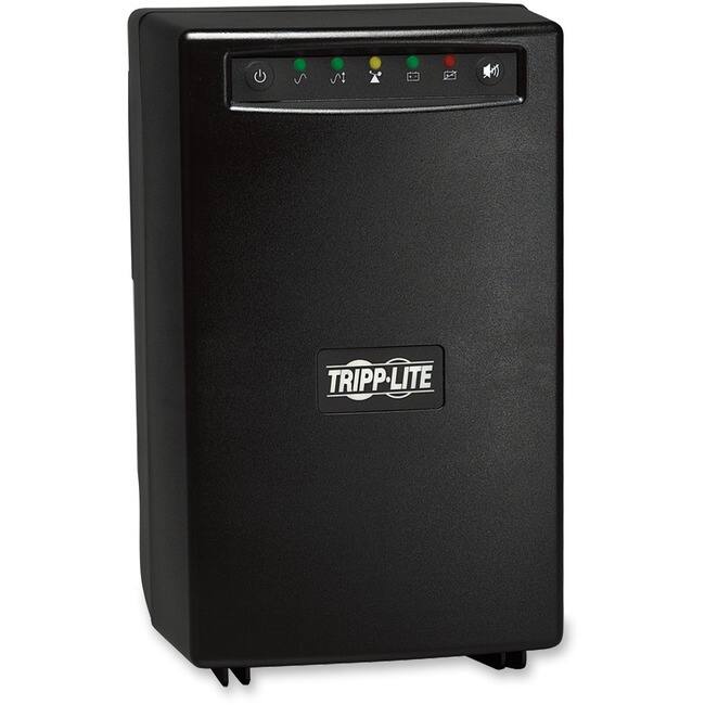 Front. Tripp Lite - Eaton Tripp Lite Series SmartPro 120V 1.5kVA 980W Line-Interactive UPS, Tower, USB, DB9, 6 Outlets - Tower - 4 Hour - Black.