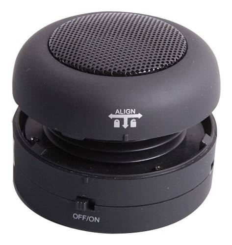 Front Standard. Tosa - Pop-Up Bluetooth Speaker - Black.