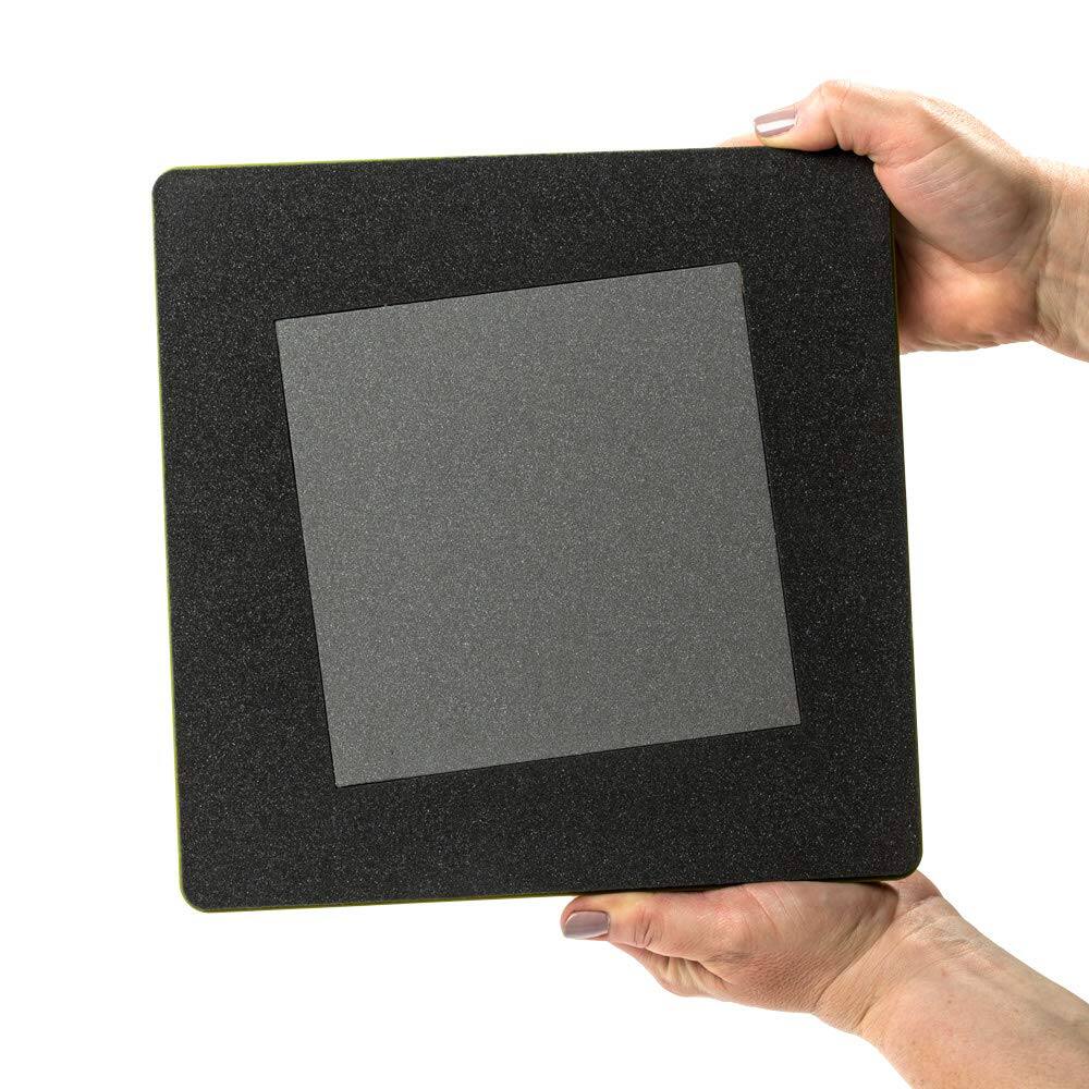 Back. AccuQuilt - GO! Fabric Cutting Dies; Square 6-1/2 inch; Quilt Block A - Pink.