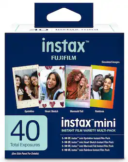 Fujifilm - instax mini Film Variety Pack - 40ct