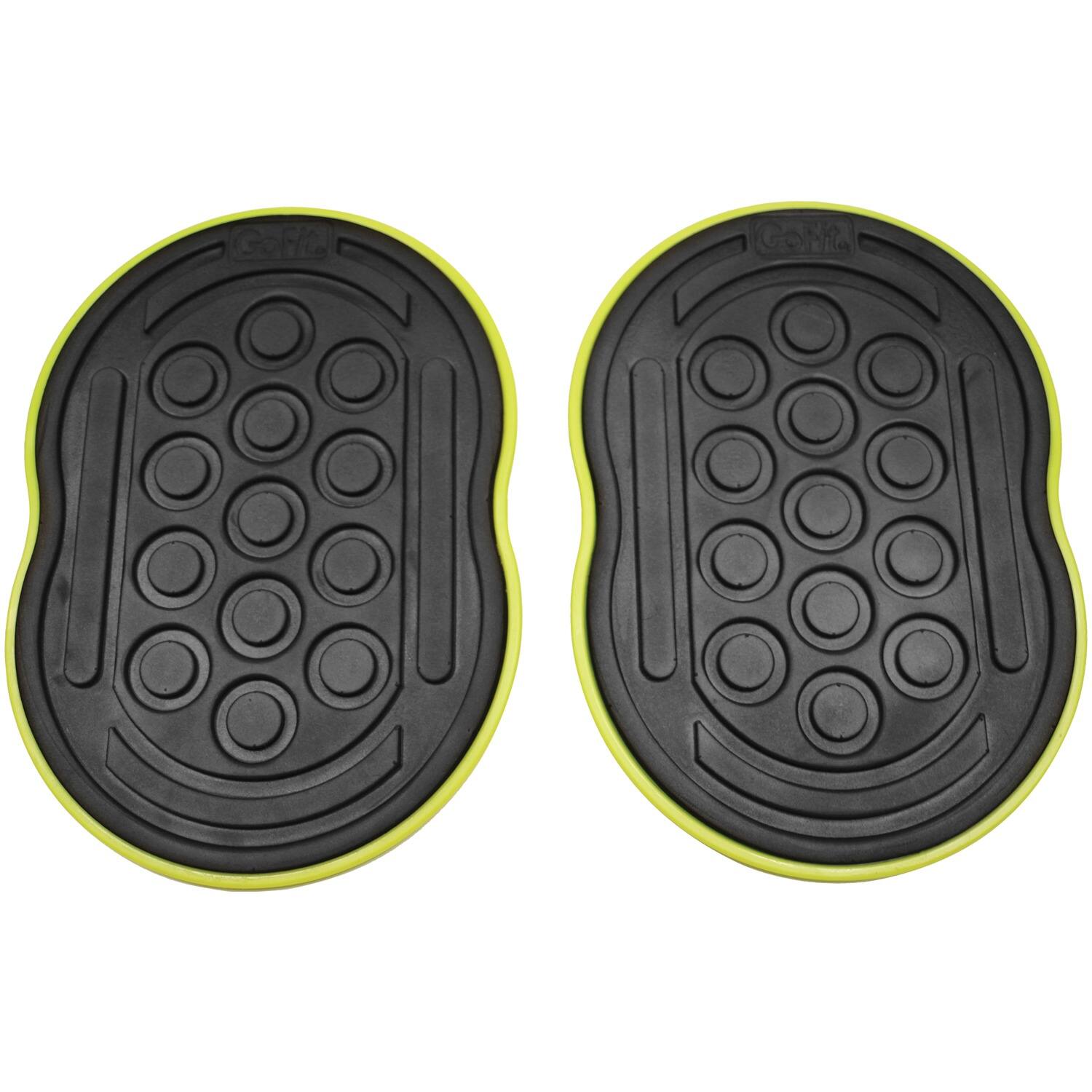 Angle. GoFit - Go Slides - Black/Lime Green.