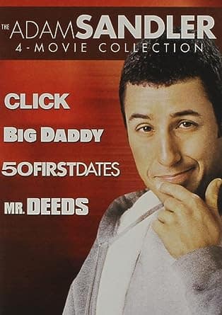 Front. New Adam Sandler 4 Pack: 50 First Dates / Big Daddy / Mr. Deeds / Click (DVD).
