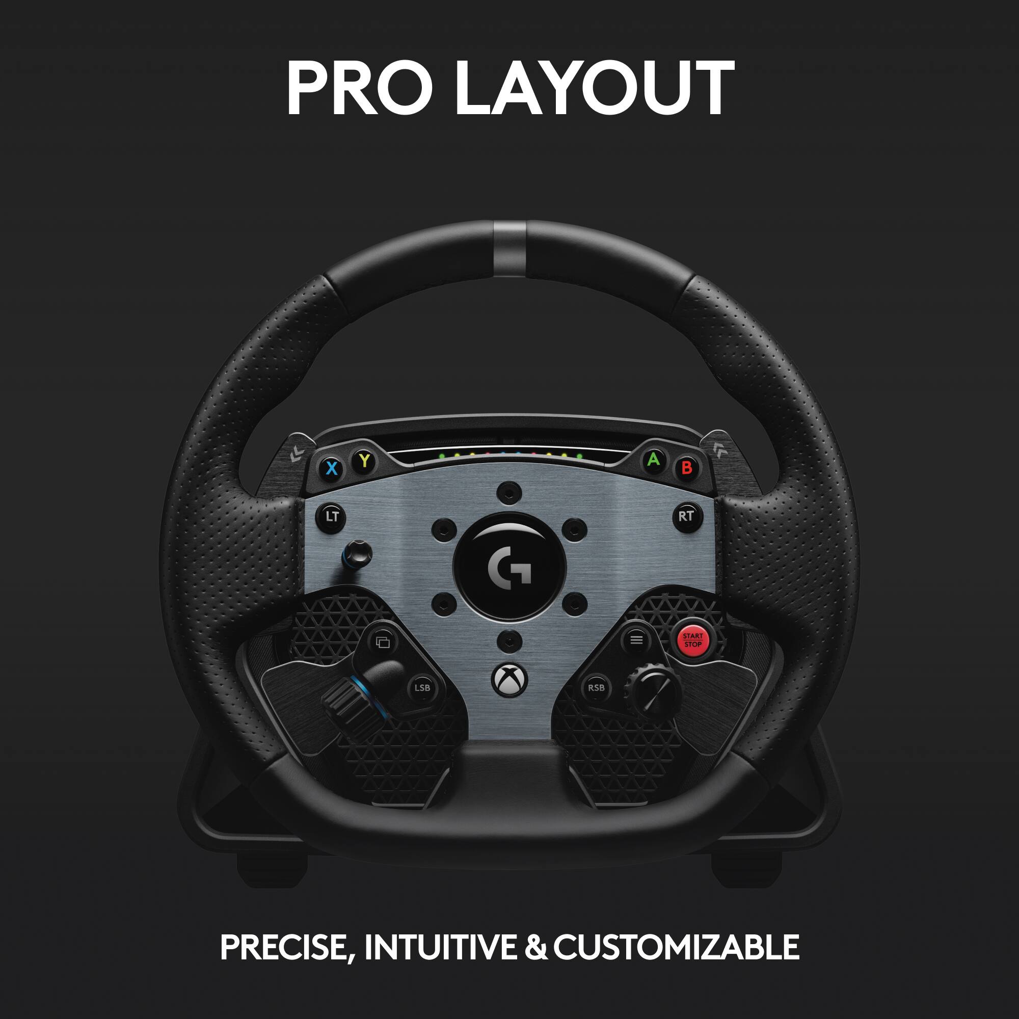 PRO LAYOUT X Y A B LT G RT START 10P LS8 RS8 PRECISE, INTUITIVE & CUSTOMIZABLE