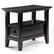 Angle. Simpli Home - Amherst Narrow Side Table - Hickory Brown.